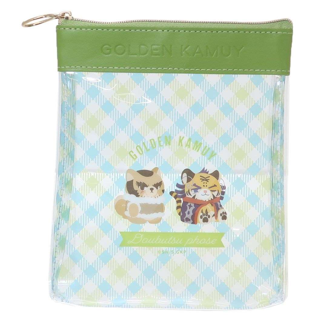 どうぶつフォーゼ クリアポーチ ゴールデンカムイ ミニポーチ ヤングジャンプ エンスカイ拍卖