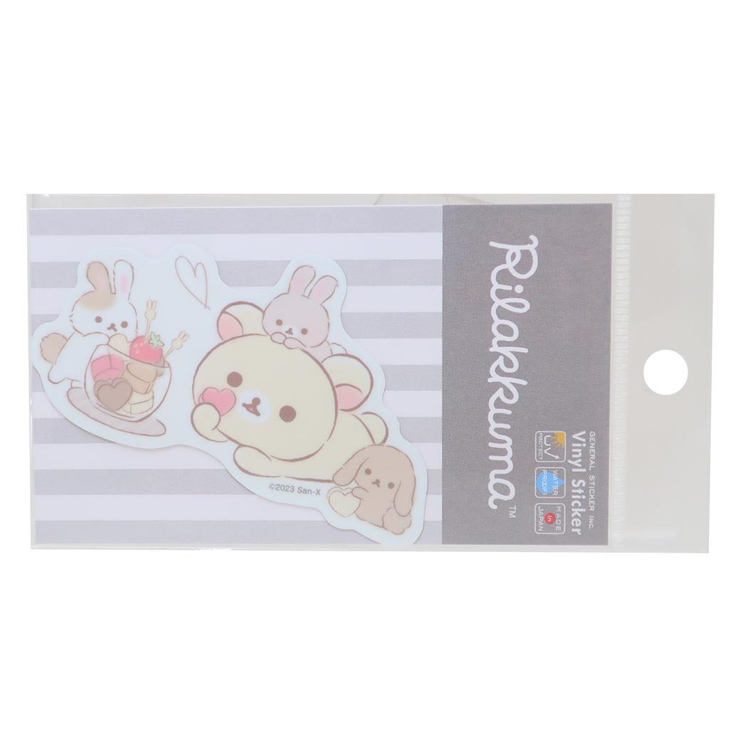 リラックマ サンエックス キャラクター ステッカーキャラクター ダイカットステッカー コリラックマ おかし拍卖
