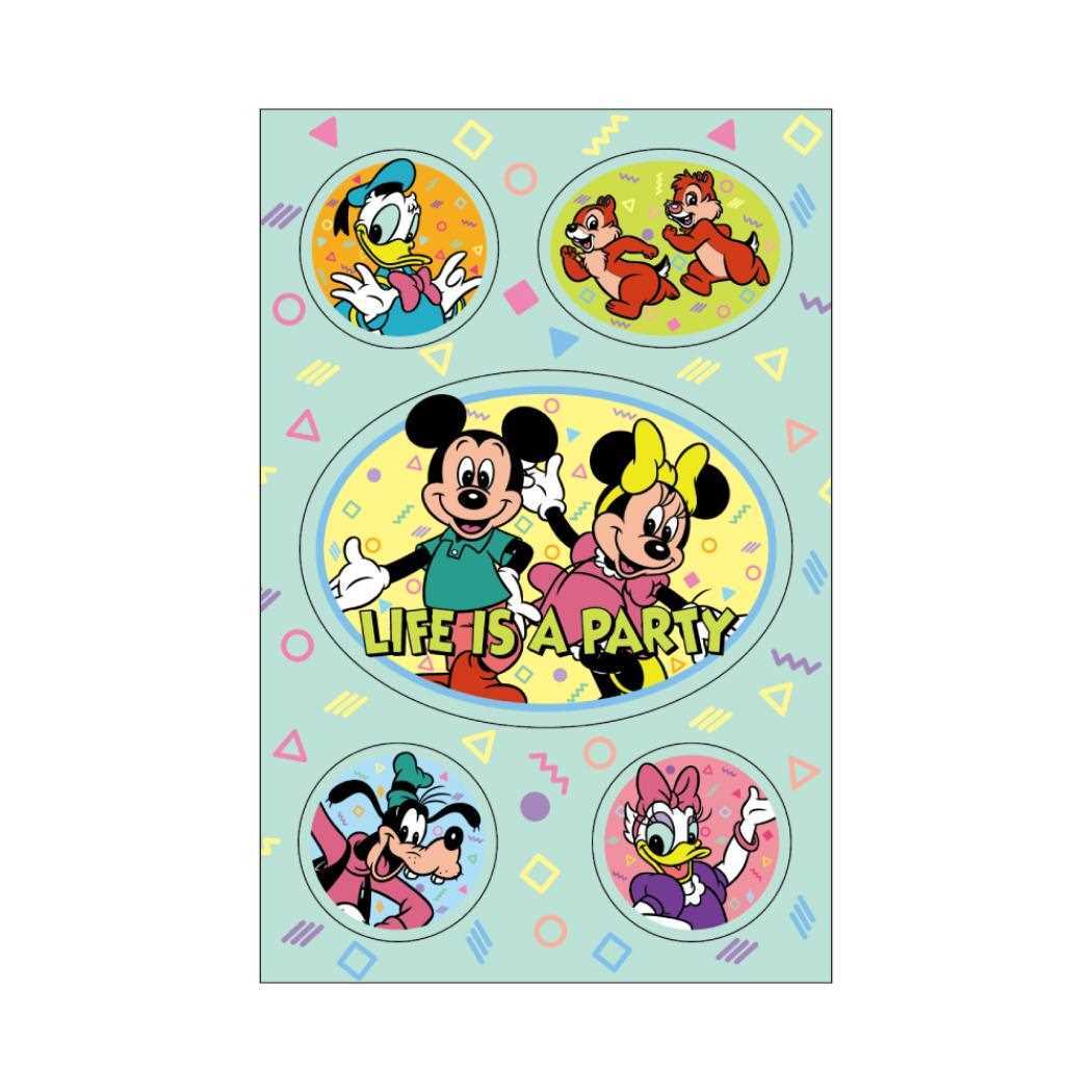 ミッキー&フレンズ ぽち袋 シール付きポチ袋 2枚セット ディズニー サンスター文具 お年玉 子供 お正月 キャラクター グッズ拍卖