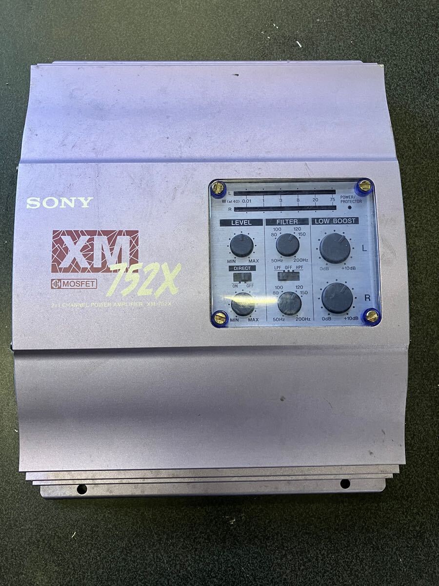 中古ジャンク ソニー XM-752X ウーファー用アンプ SONY拍卖