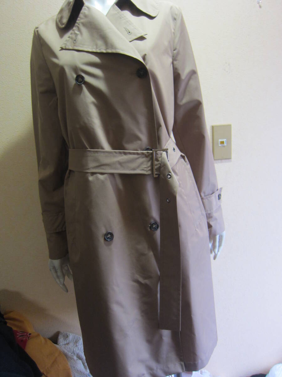 GINZA MAGGY 銀座マギー ギンザマギー レディース 薄手 コート アウター トレンチコート キャメル系 タ2351拍卖
