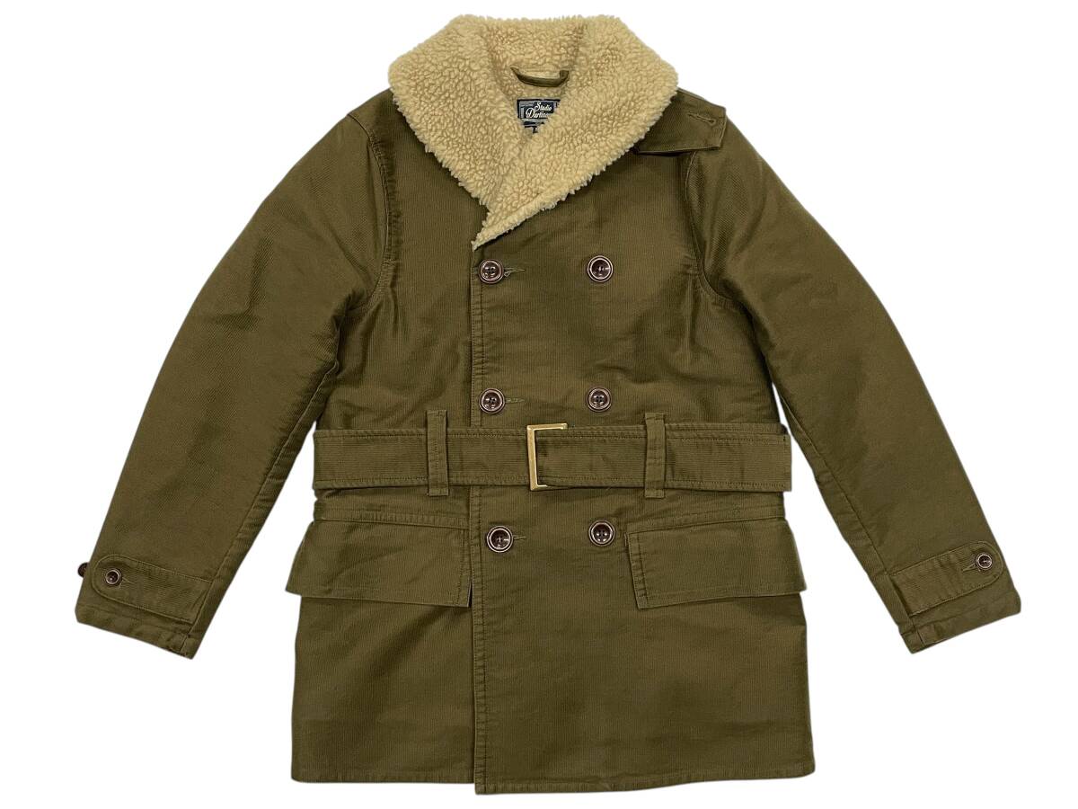 極美品 38 STUDIO D'ARTISAN ステュディオダルチザン 4471 ジープコート アーミーグリーン U.S.ARMY M-1938 マッキーノコート拍卖