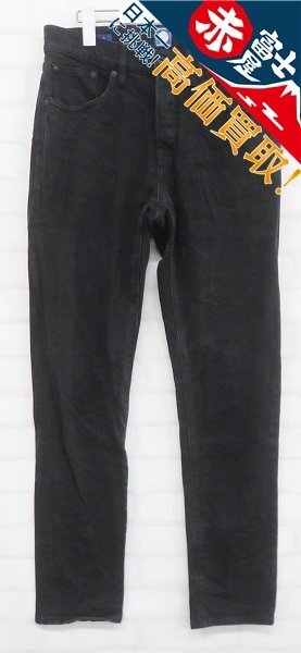 3P8001/PRETTY GREEN ERRWOOD スリムフィット ストレッチブラックデニムパンツ プリティグリーン拍卖