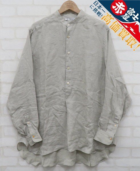 8T5977/MAATEE&SONS Linen Pullover Shirts MT3103-0605B マーティー&サンズ リネンプルオーバーシャツ拍卖