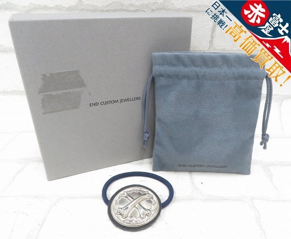2A8281/未使用品 END THE CROSSBONE HAIR BAND CONCHO エンド ヘアバンドコンチョ ゴム拍卖