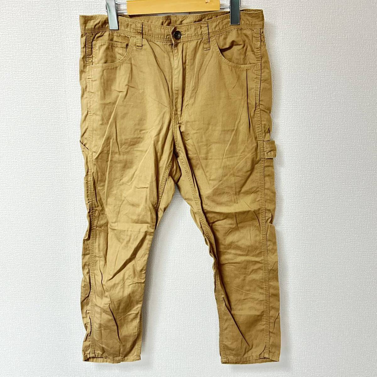 大人カジュアルスタイルに◎【TK】ティーケー タケオキクチ ワークパンツ コットン 綿100% ベーシック ベージュ メンズ サイズ3/Y17799YY拍卖