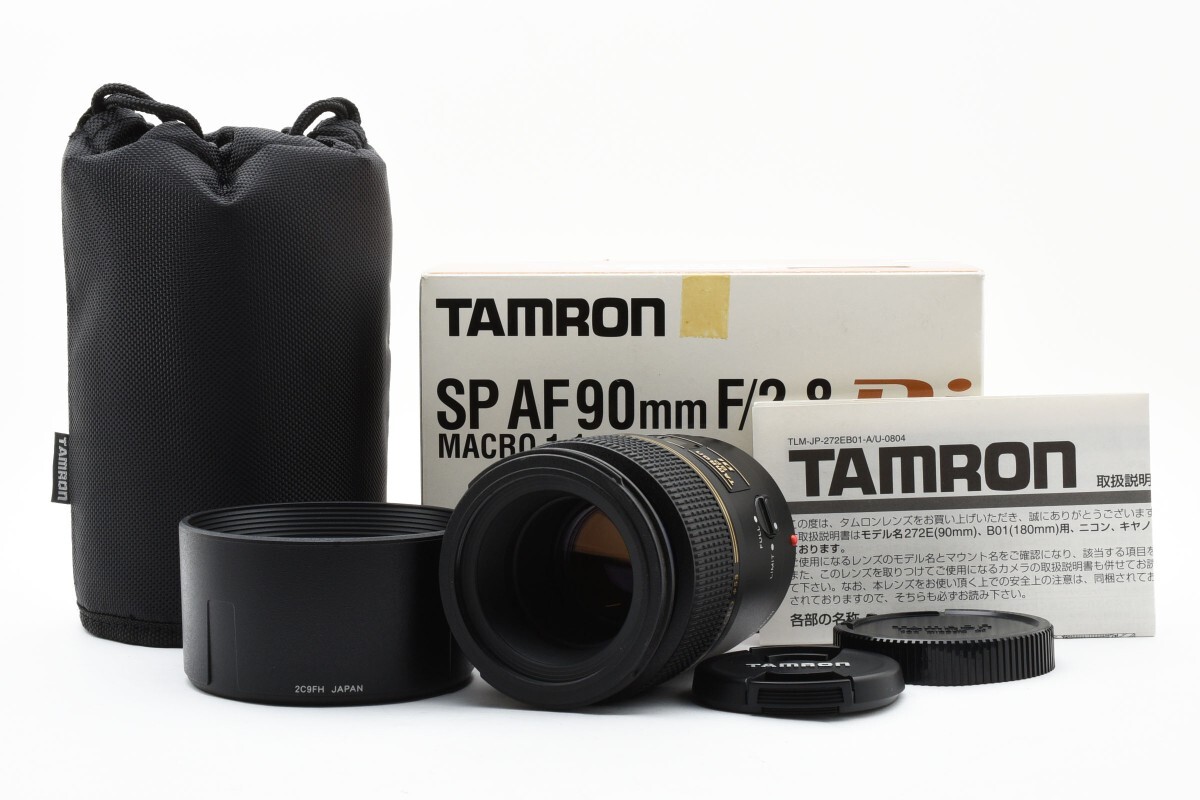 Tamron SP AF Di Macro 90mm F/2.8 Sony 272E ソニーAマウント用 交換レンズ 元箱付き拍卖