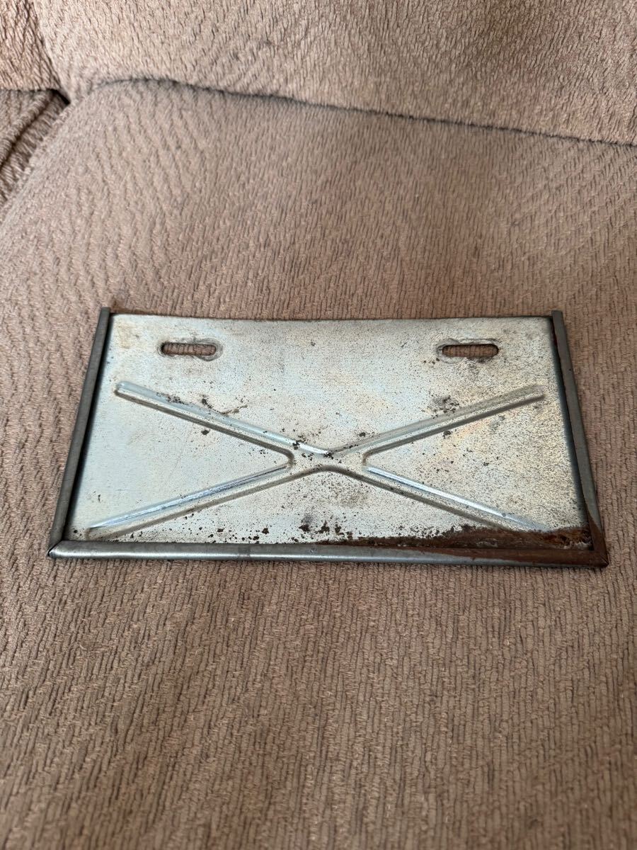 当時物 YAMAHA ヤマハ 純正品 ライセンス プレート ナンバー ベース ホルダー DT1 DX DT RX GX RD 250 350 400 RZ XJ SR 400 500 SP 拍卖