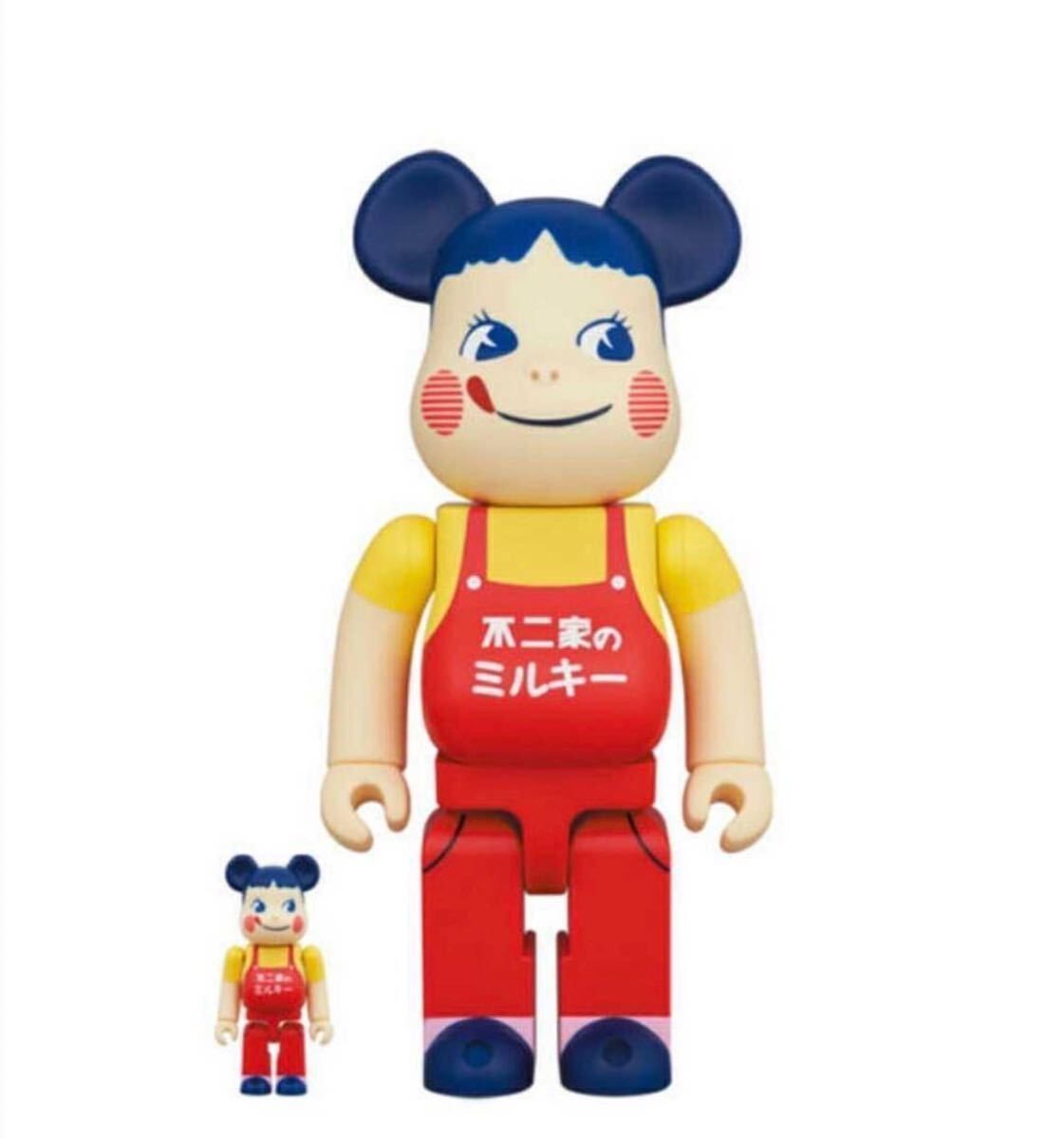 新品未開封 BE@RBRICK ホーロー看板 ペコちゃん 100% & 400% ベアブリック メディコムトイ 不二家 当選品拍卖