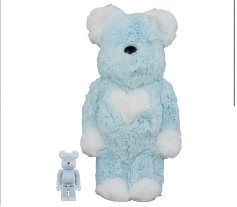 BE@RBRICK Valmuer Baby candy 100% & 400%  ベアブリック ヴェルムーア BLUE ブルー拍卖