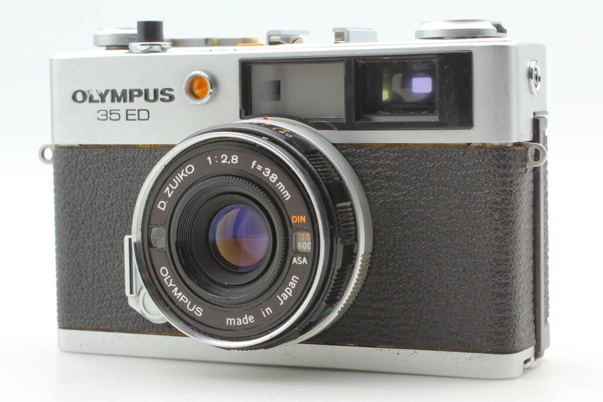 【整備済 並品】オリンパス 35 ED 38mm F2.8 レンジファインダーフィルムカメラ 露出計OK #1183拍卖