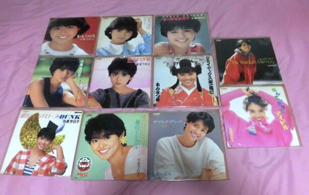◆小泉今日子 EP レコード 全て初回限定LP仕様11枚セット ピンナップ付歌詞カード 現状 当時物 1オナ 貴重 KYON2◆拍卖