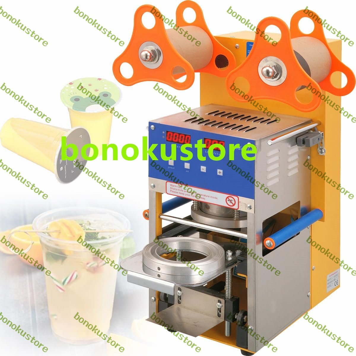 ティーシーリングマシン ティーマシン 400ワット自動シーリングティーカップ 自動カップシーリングマシン拍卖