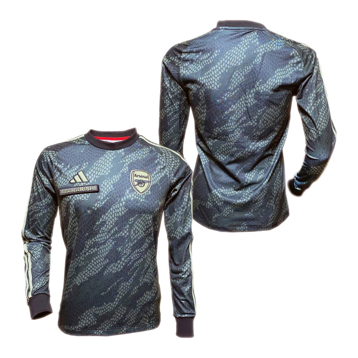 ■中古■アディダス■アーセナルFC×MAHARISHI 長袖ジャージー■Mサイズ(インポートSサイズ)拍卖
