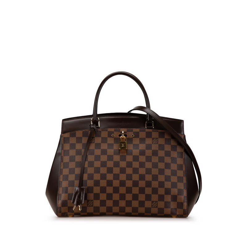 ルイ ヴィトン ダミエ リヴォリMM ハンドバッグ ショルダーバッグ 2WAY N41150 ブラウン PVC レザー レディース LOUIS VUITTON 【中古】拍卖
