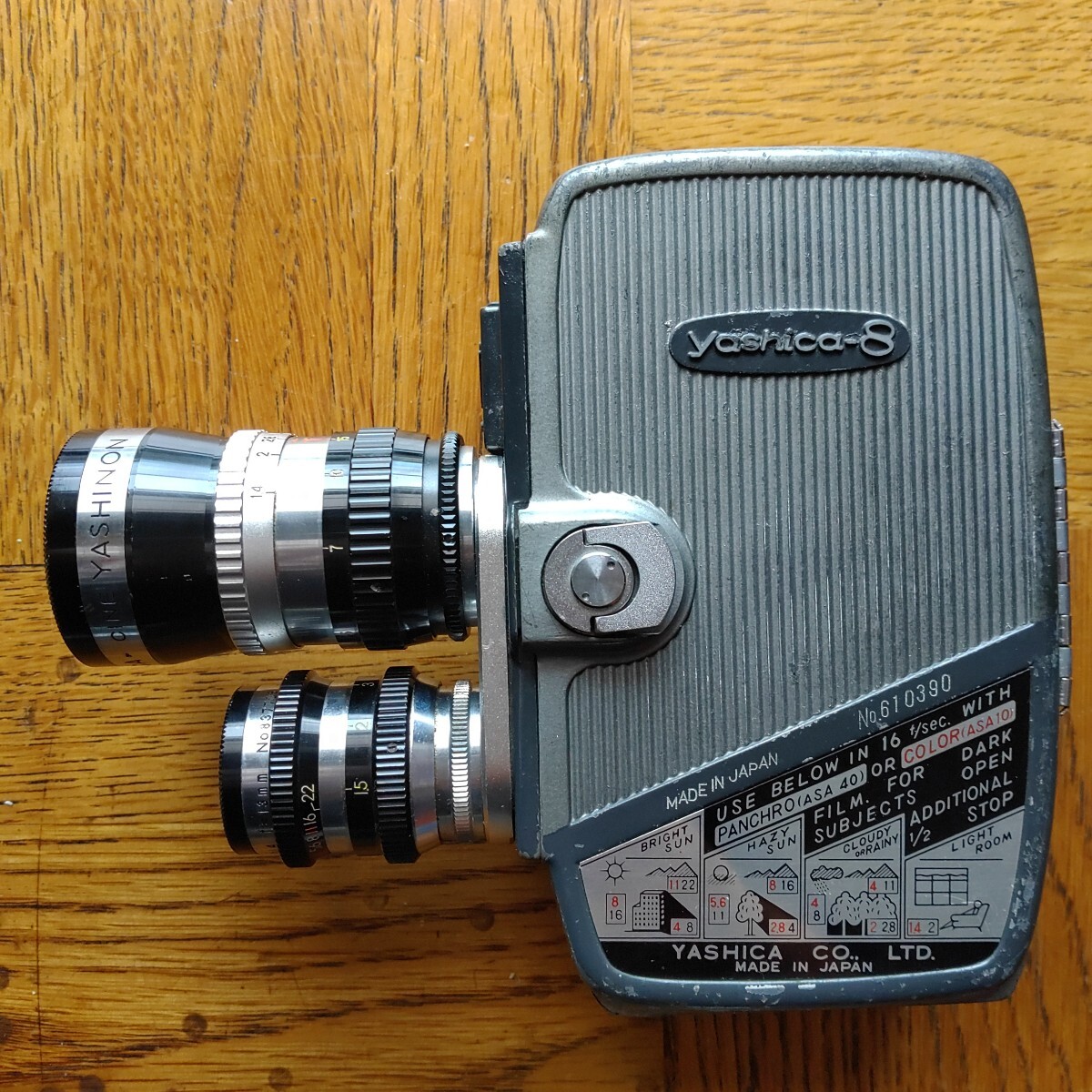 yashica-8 ZUNOW Cine f=13mm f=38mm ジャンク ビンテージ レア 1020-E3-TA6拍卖