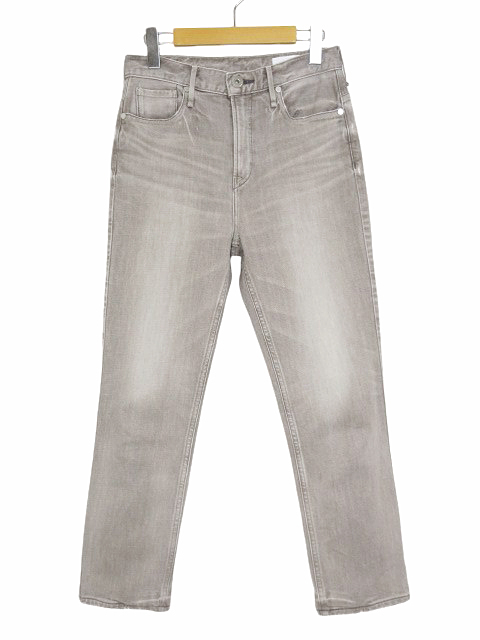 アッパーハイツ upper hights デニムパンツ ジーンズ テーパード ストレッチ THE EIHGTY'S 13G335 グレー size 24 レディース拍卖