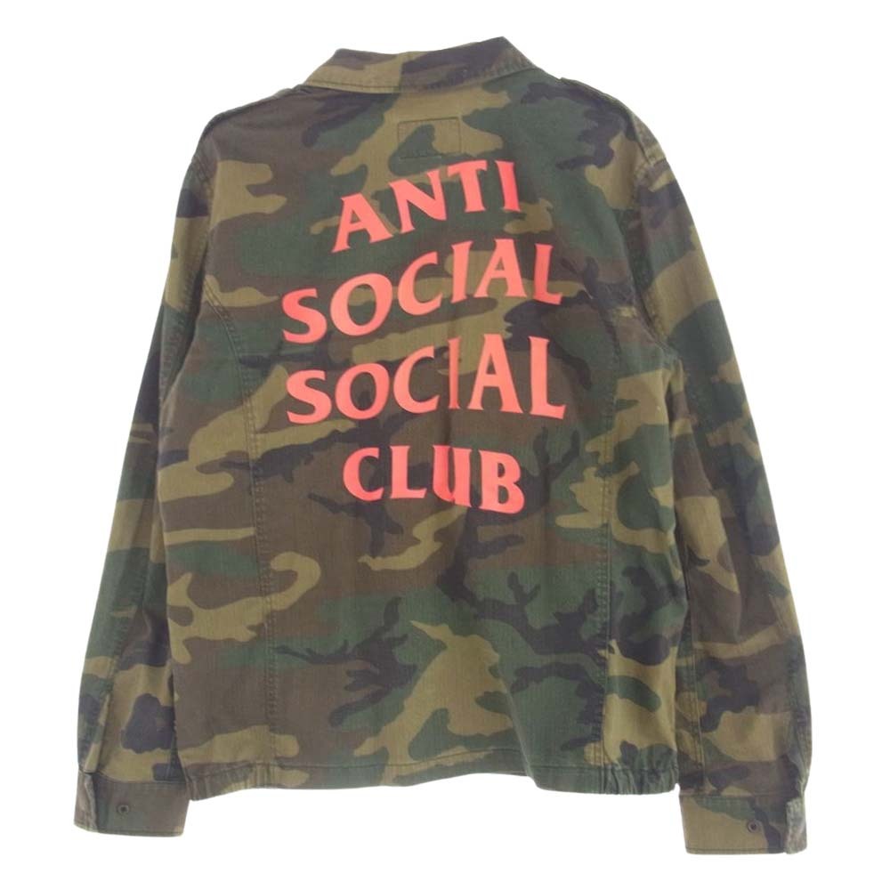 アンチソーシャルソーシャルクラブ 849-38919372 × アルファインダストリーズ ミリタリー ディフェンダー ジャケット【中古】拍卖