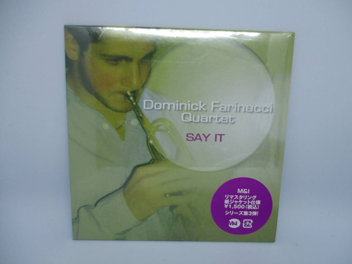 紙ジャケ ドミニク・ファリナッチ・カルテット / Dominick Farinacci Quartet セイ・イット MYCJ-30636拍卖