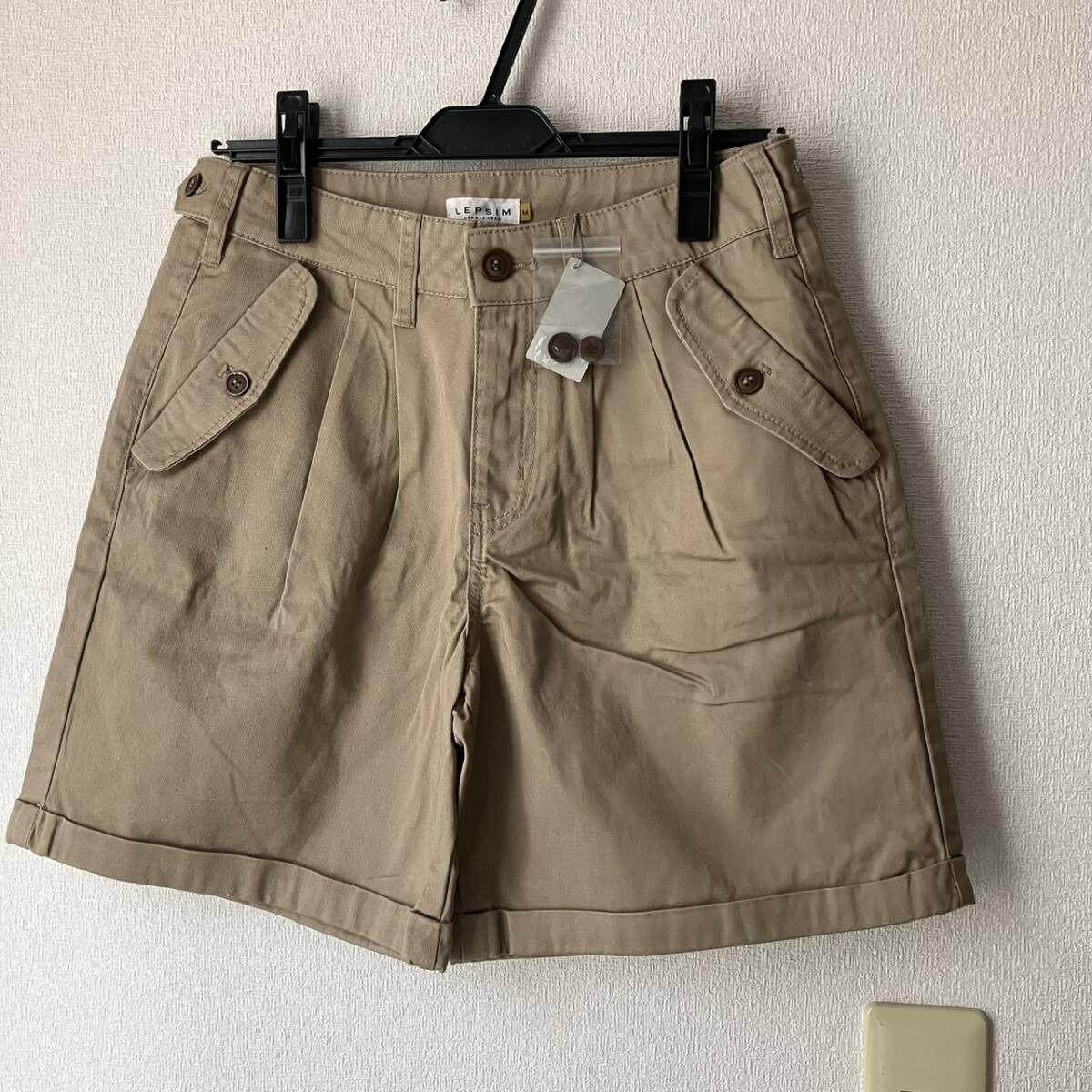 新品☆レプシィムLEPSIM☆ツイルタックショートパンツキュロット拍卖