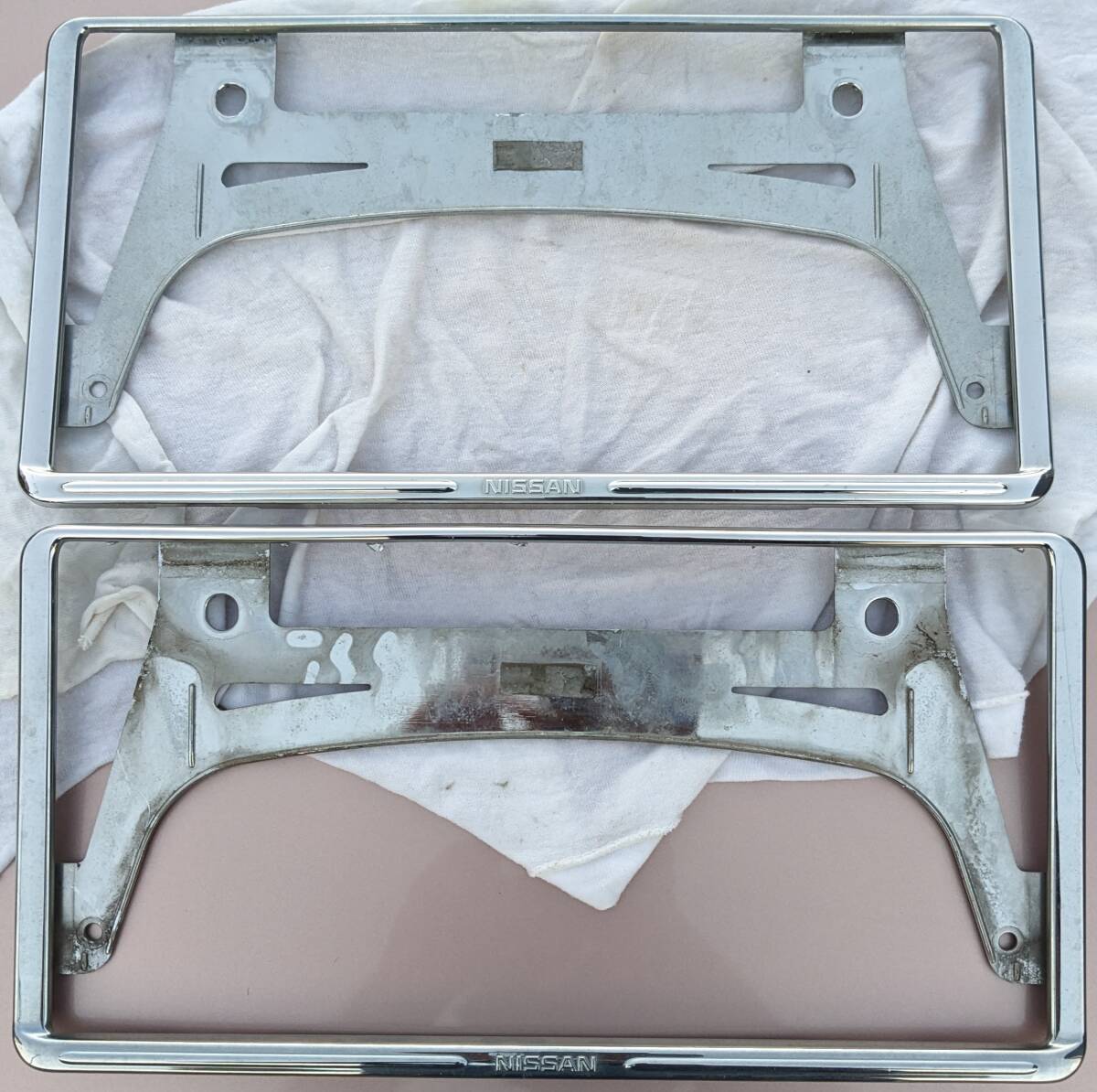 日産 ナンバーフレーム フロント/リア *K6210-799DX/K6210-799EX*拍卖