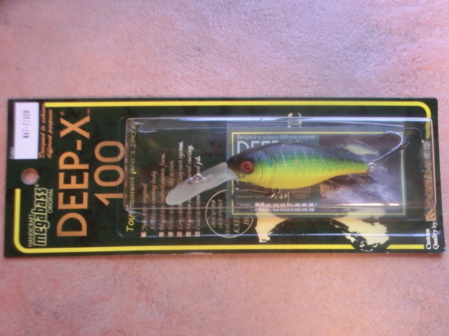 新品未開封 メガバス ディープX DEEP-X 100 2004 MAT-TIGER MEGABASS拍卖