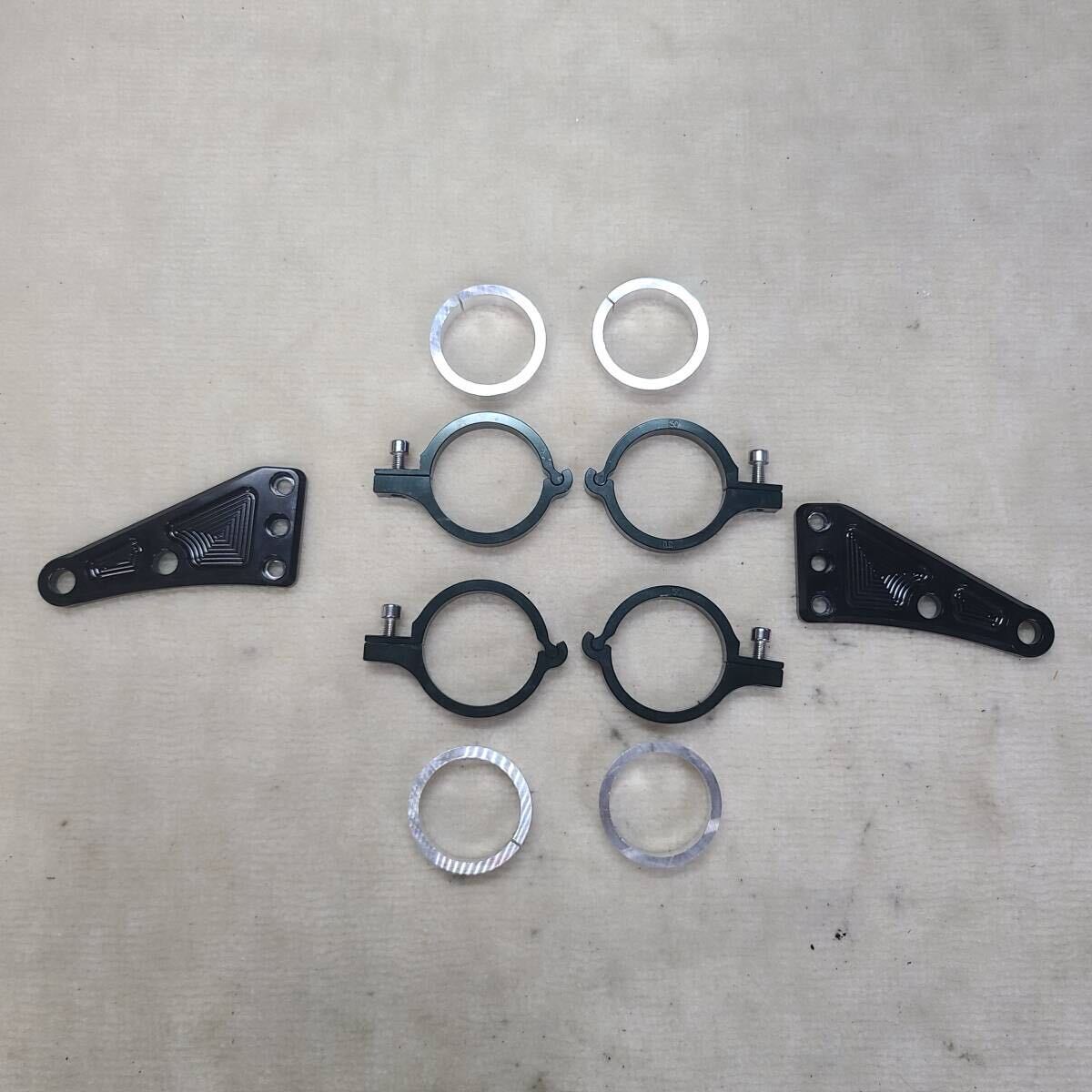 汎用 ライトステー 50mm 用 43mm アルミアダプター付き拍卖