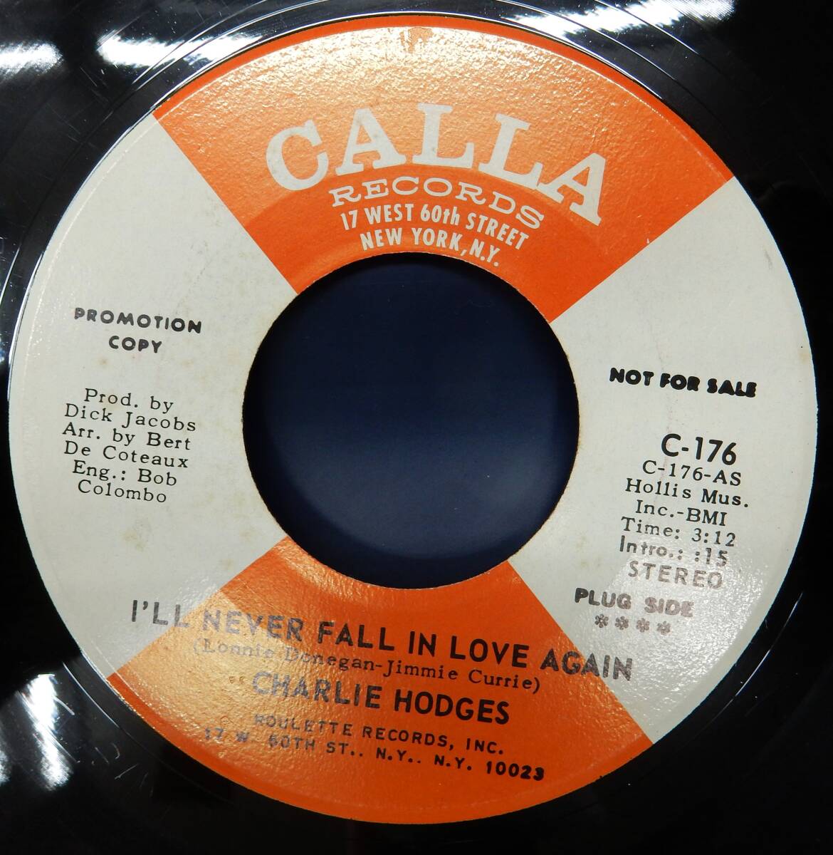 プロモ EP) CHARLIE HODGS I'LL NEVER FALL IN LOVE AGAIN拍卖