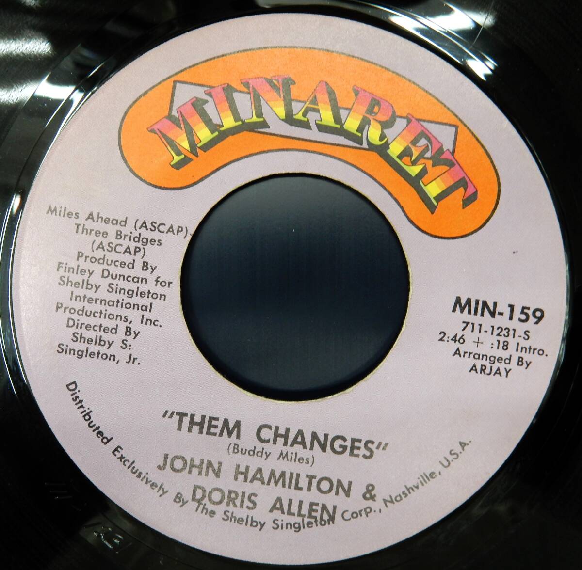 EP) JOHN HAMILTON & DORIS ALLEN THEM CHANGES拍卖