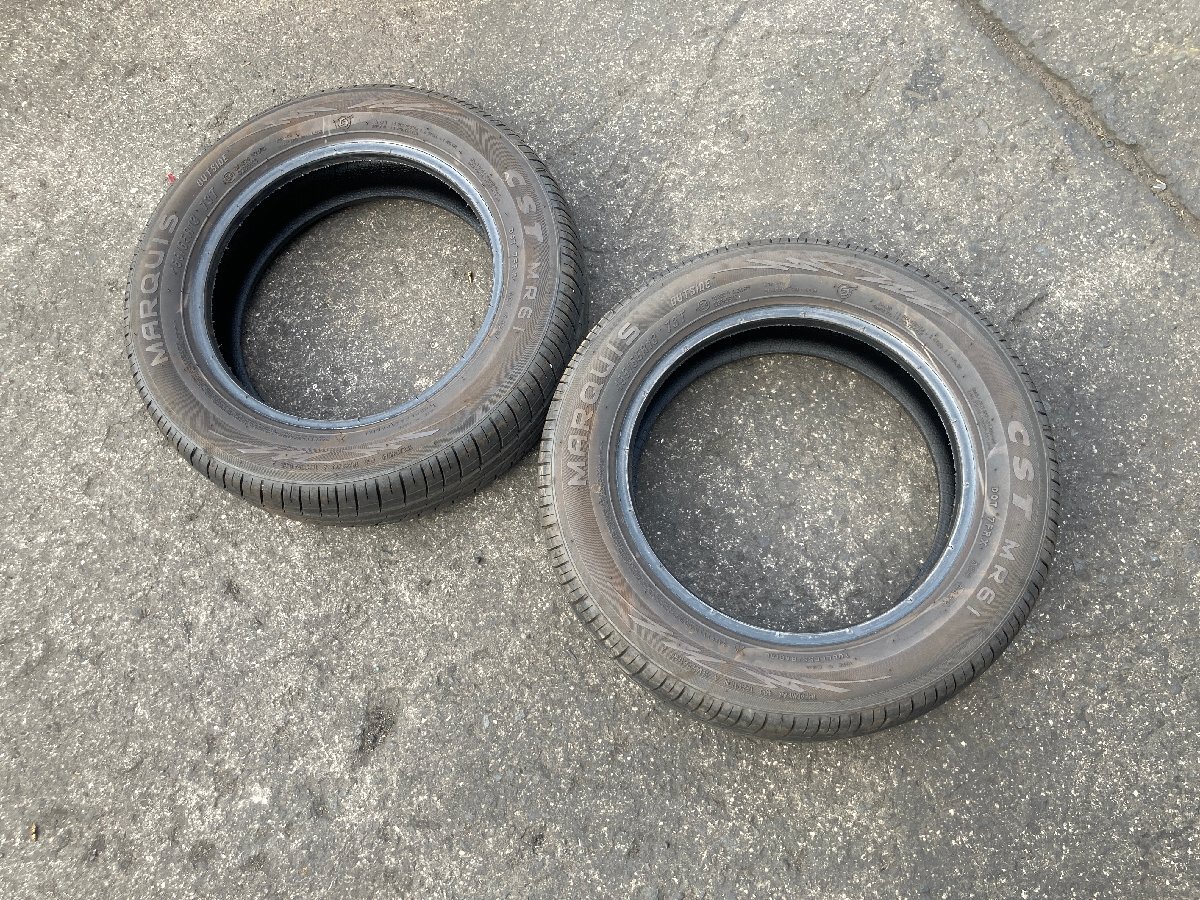 MARQUIS マ―キス CST MR61 155/65 R13 13インチタイヤ2本セット 中古 2023年製 8461拍卖