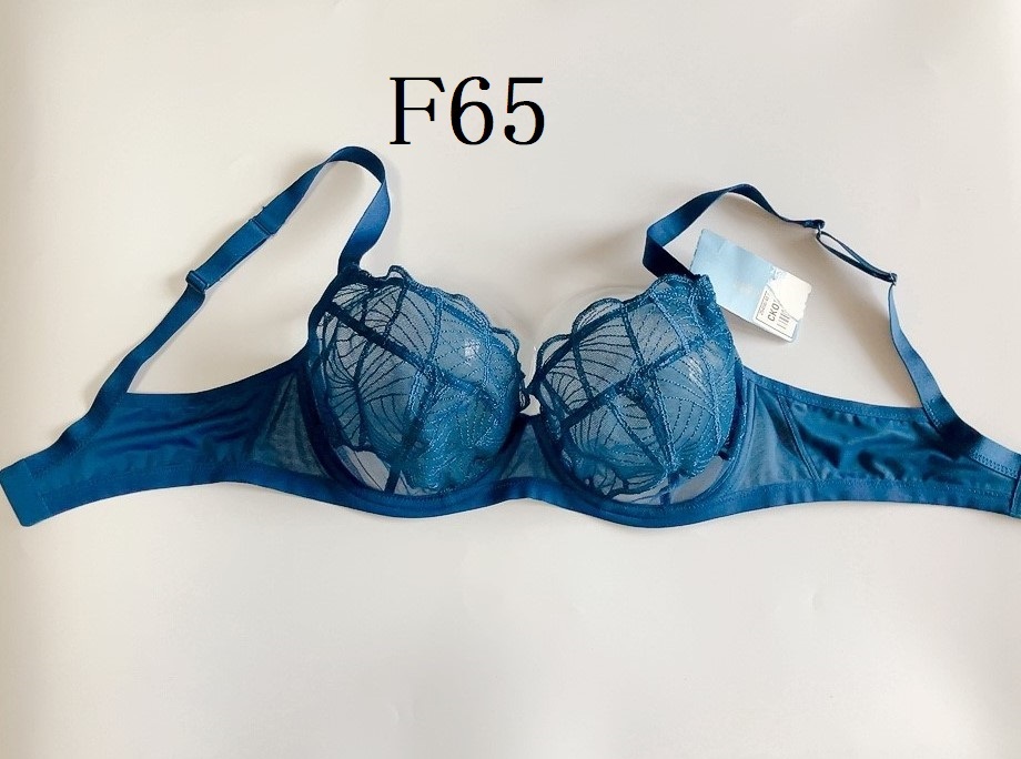 F65☆Maison Lejaby メゾンレジャビー フランス高級ブラ ブルー拍卖