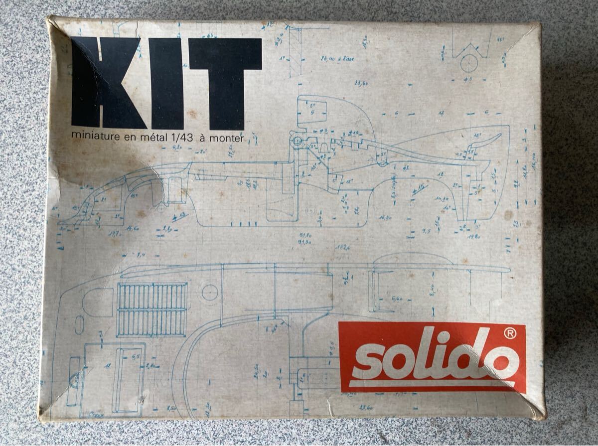 Solidoソリド 1/43 Fordカプリモデルミニカー 組立キット メタルキット ガレージキットガレキ当時物キャスト拍卖