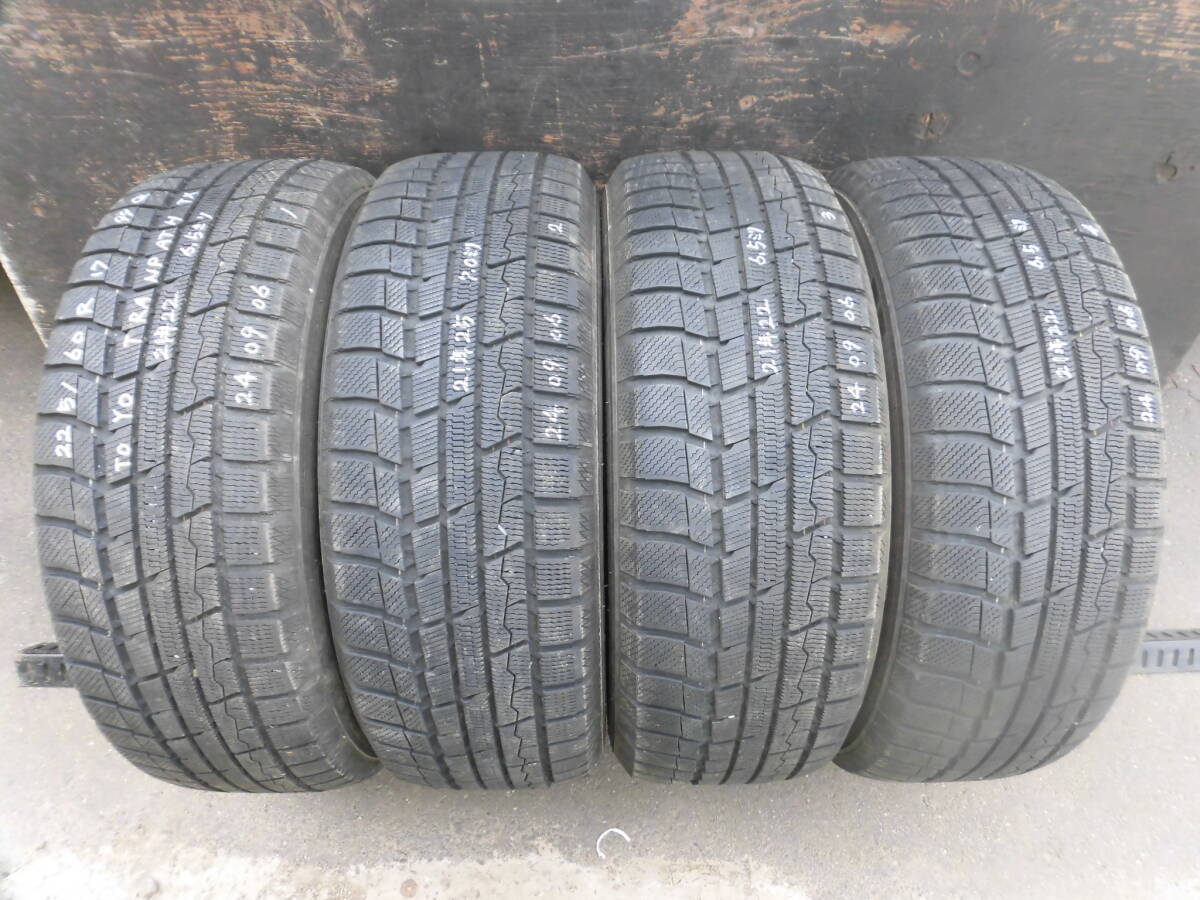 225/60R17 99Q●トーヨー 2021年スタッドレス4本●240906拍卖
