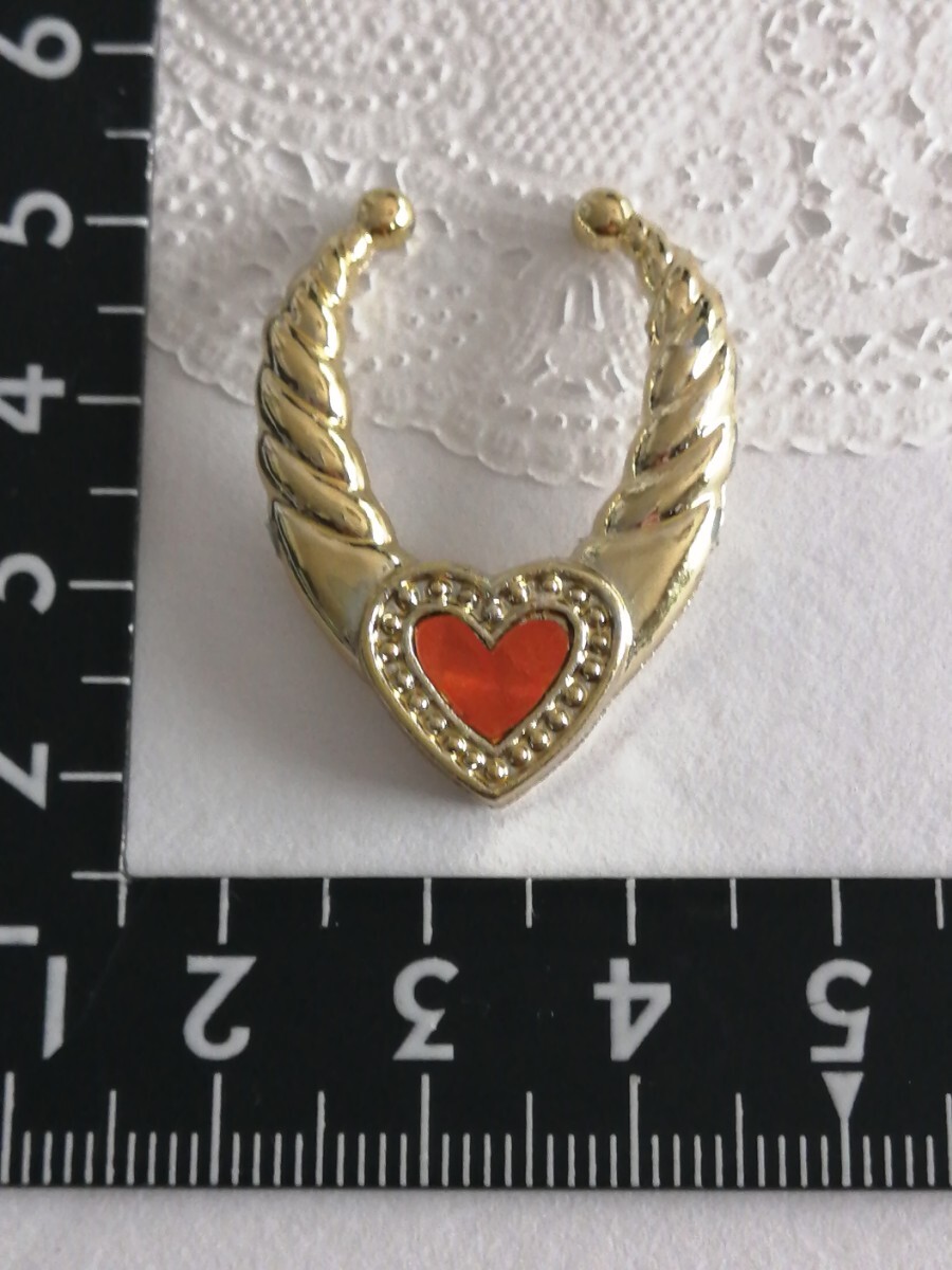 4r1002 ドール用 レトロ ネックレス ハート ゴールド ジェニー momoko バービー ピュアニーモ リカちゃん ブライス 1/6ドール拍卖