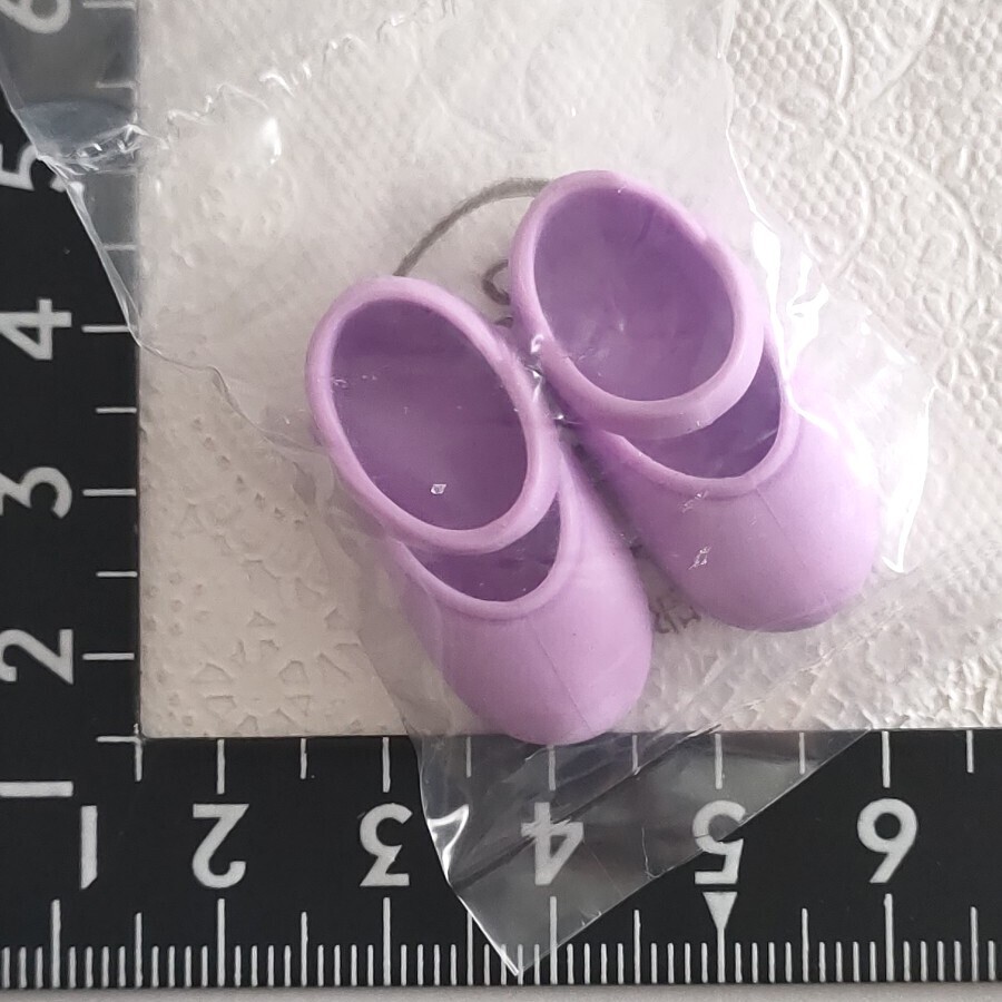 4r624 ドール用 タミーちゃん着用可 紫 パープル ワンストラップパンプス シューズ リカちゃん ジェニーちゃん 1/6ドール 靴 拍卖