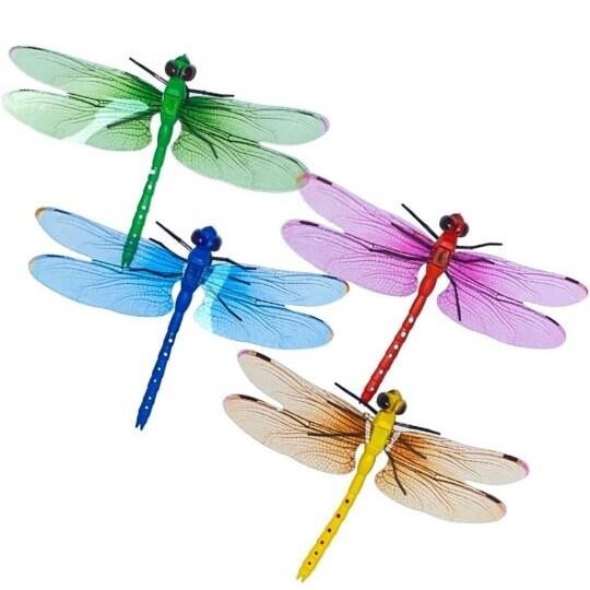 ▲【2匹セット安全ピン付き+2匹の磁石】 虫除けグッズ (12cm-4匹)拍卖