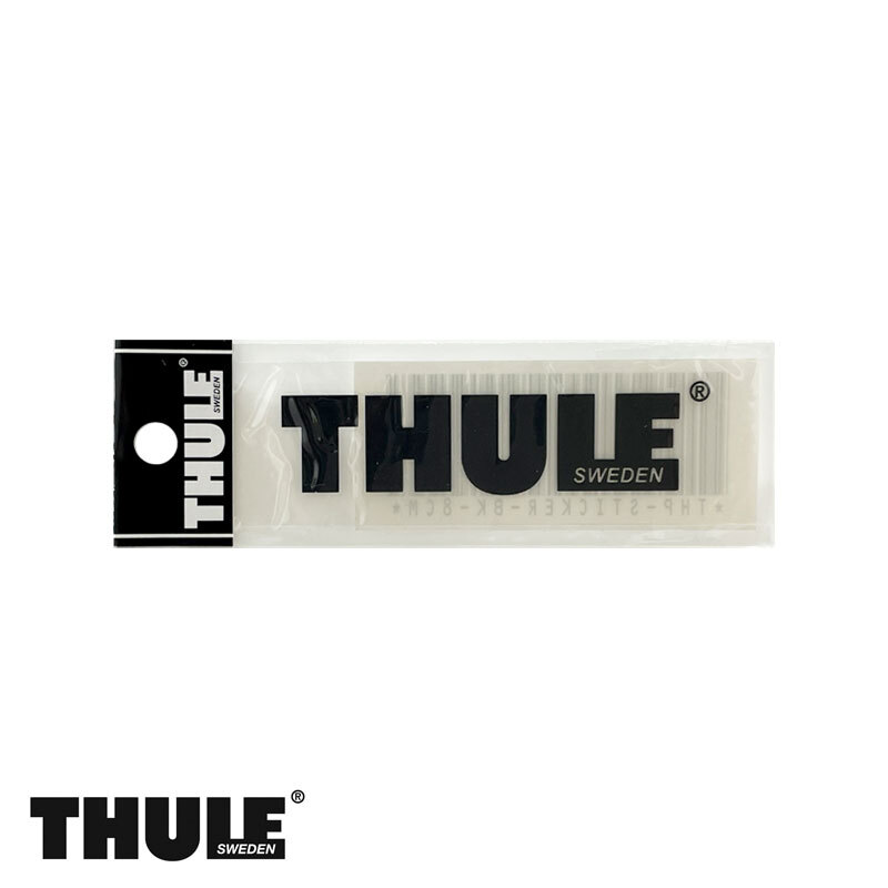 ステッカー ロゴ 黒 クロ ブラック 小サイズ 8cm 正規品 カッティングシート THULE/スーリー THP-STICKER-BK-8CM ht拍卖