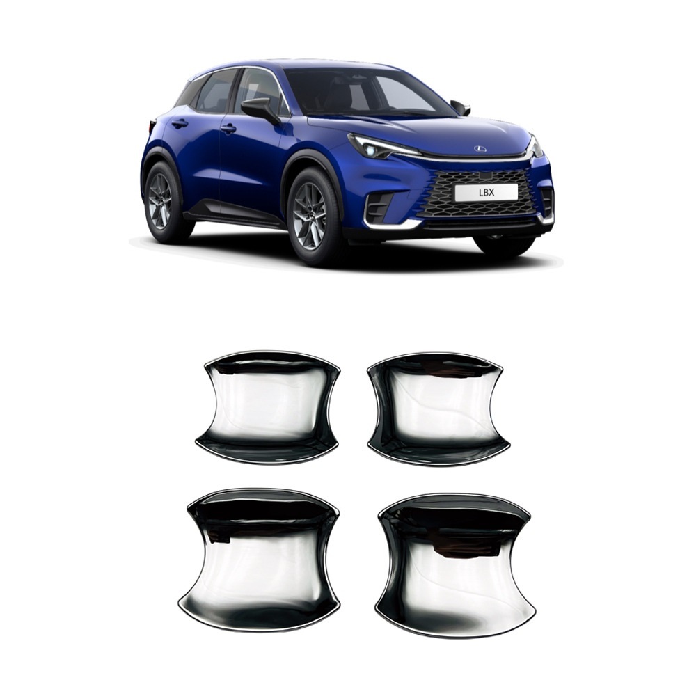 鏡面仕上げ♪ メッキ ドアハンドル カバー ガーニッシュ レクサス LBX MAYH10 MAYH15 クール リラックス モリゾウ RR プロテクター拍卖