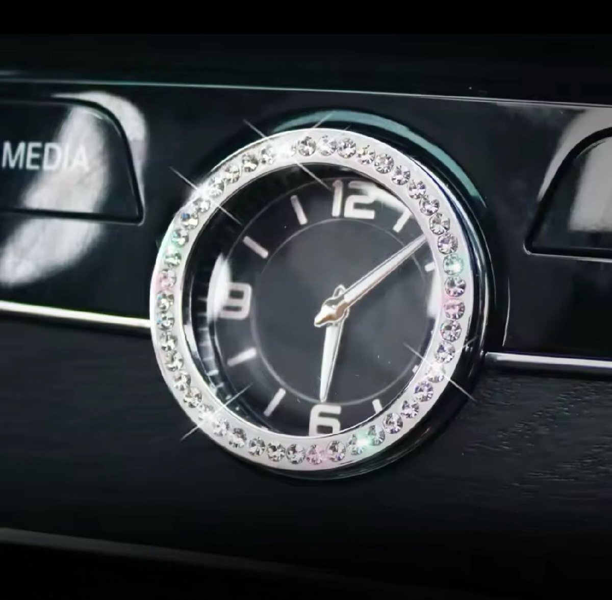 ラグジュアリー感UP♪ ベンツ ダッシュボード クォーツ ウォッチ リング C217 S400 S450 S550 S560 S600 S63 S65 Sクラス クーペ拍卖