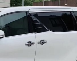 アクセントブラック♪ Bピラー カバー アルファードハイブリッド AYH30W ハイブリッド X S G SR エグゼクティブラウンジ ガーニッシュ拍卖