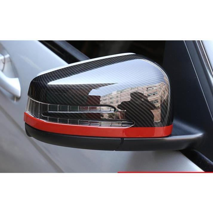 メルセデス ベンツ カーボン ルック ドアミラー カバー W246 B180 B250 スポーツ モノレーベル インテリアPK Bクラス レッドライン拍卖