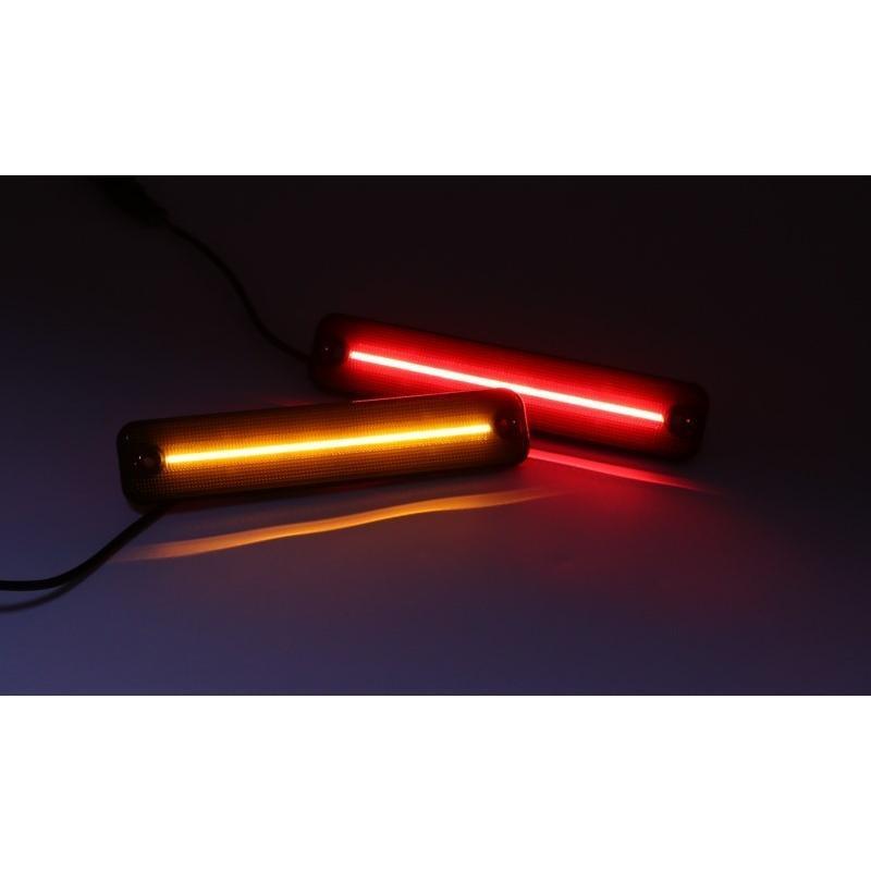 激光!!! フロント LED サイドマーカー ウインカー リア バンパー マーカー ハマー H2 タイプG タイプS ラグジュアリーパッケージ クリア拍卖