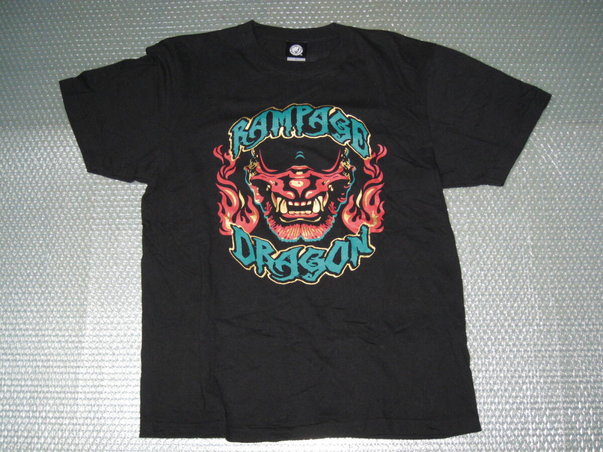 新日本プロレス 鷹木信悟 RAMPAGE DRAGON ランページドラゴン Tシャツ Lサイズ 拍卖