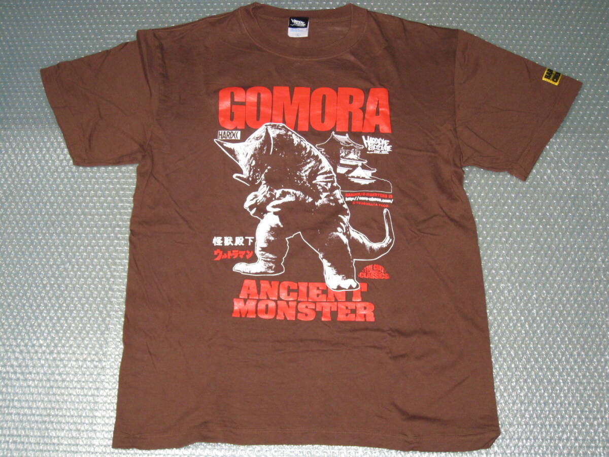 ハードコアチョコレート ゴモラ (GOMORA) Tシャツ Lサイズ ウルトラマン 80 ウルトラセブン拍卖