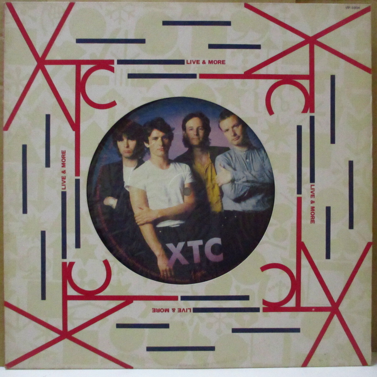 XTC()-Live & More (Japan オリジナル・オーバーサイズラベ 12インチ+ライナー, 片面大カット光拍卖