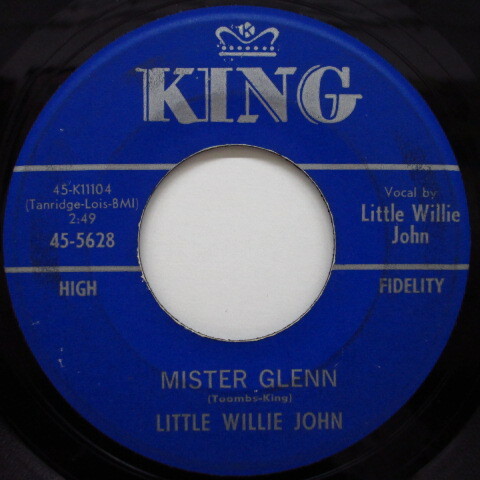 LITTLE WILLIE JOHN()-Mister Glenn / Until Again My Love拍卖