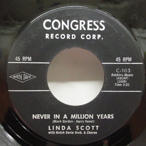 LINDA SCOTT()-Never In A Million Years (2nd Press)拍卖