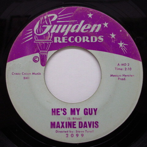 MAXINE DAVIS()-He's My Guy / I Found A Love拍卖