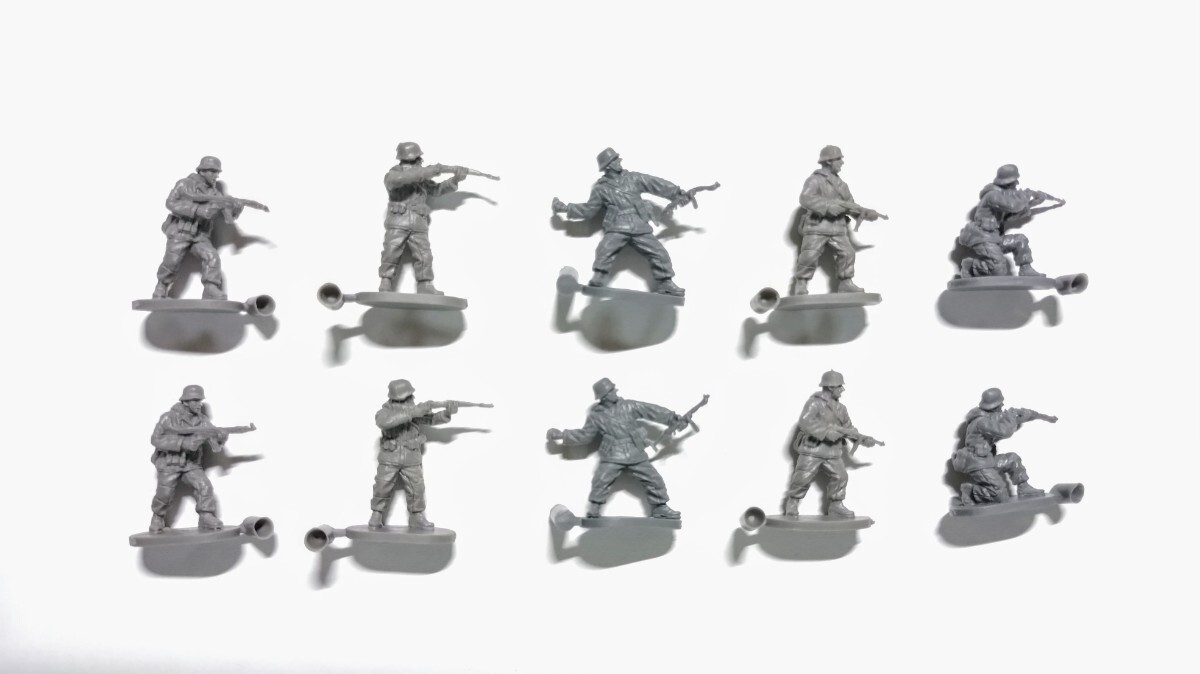 1/72 ドイツ軍 歩兵 5種10体 冬季装備拍卖