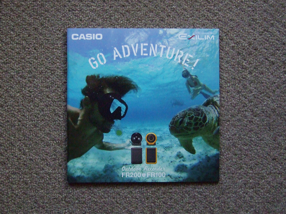 【カタログのみ】CASIO EXILIM FR200 FR100 2016.09 検 アウトドア アクションカム FR10拍卖